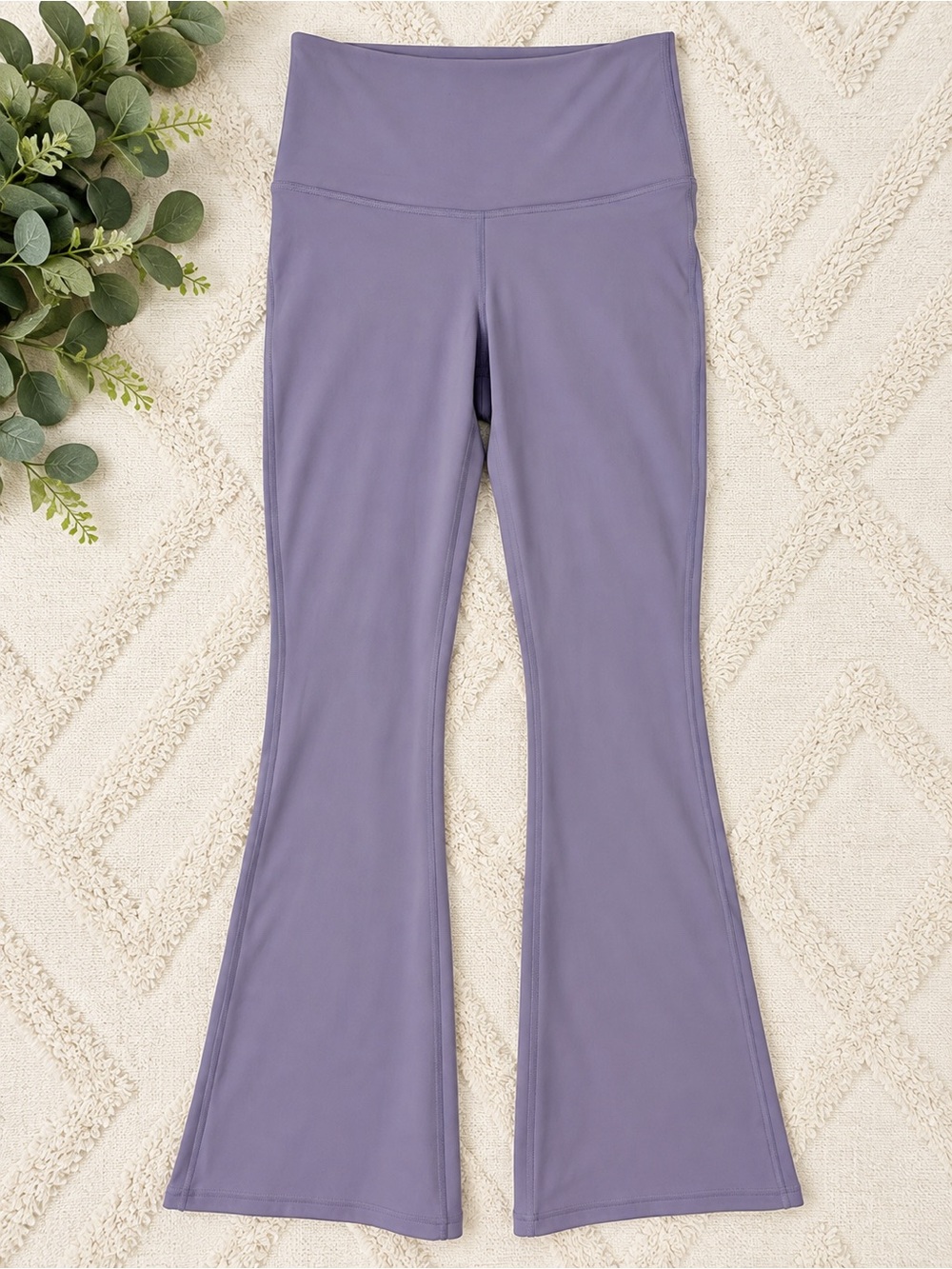 Gilly Hicks Lavender High Rise Flare Leggings Yoga Pants